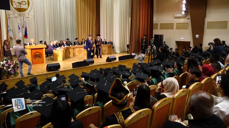 Medical diplomas were awarded to 147 foreign students